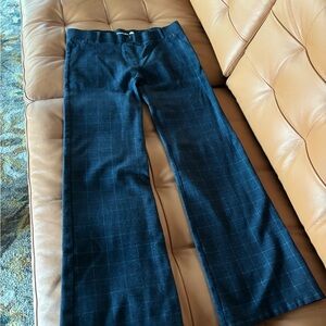 Beta brand window pane pants.